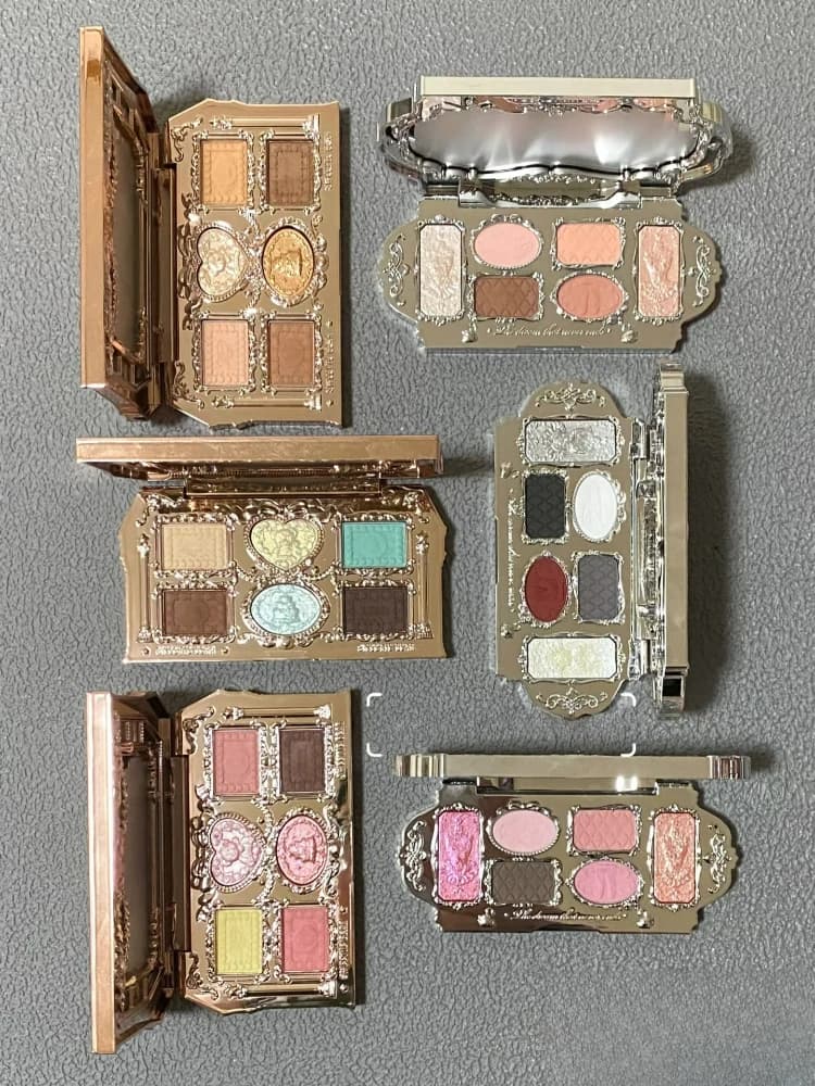 Flower Knows The Sweetie Bear Collection 6Color Matte Pearl Eyeshadow Easy to Wear Face Highlight Brighten Makeup