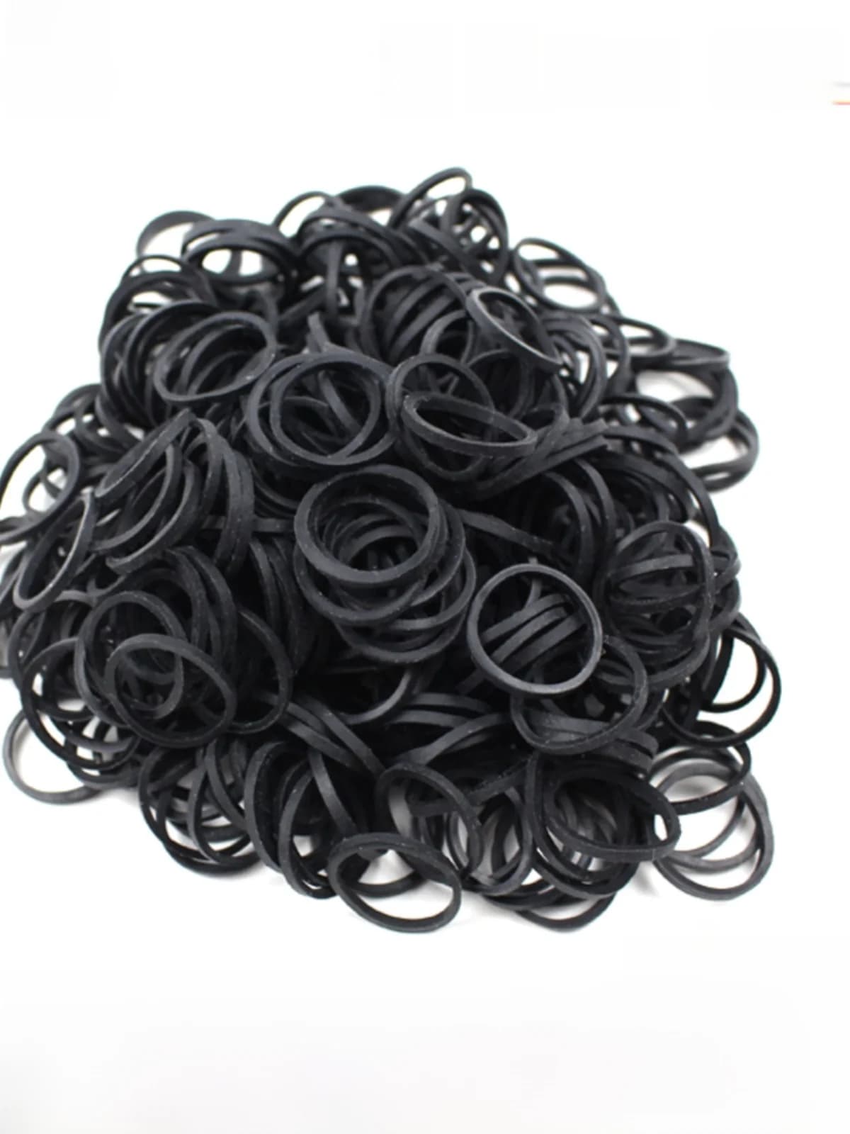 Rubber Elastic Black Diameter 0.8mm For Industrial Packing, High Temperature Resistant Rubber Ring, Home Organizer Tool