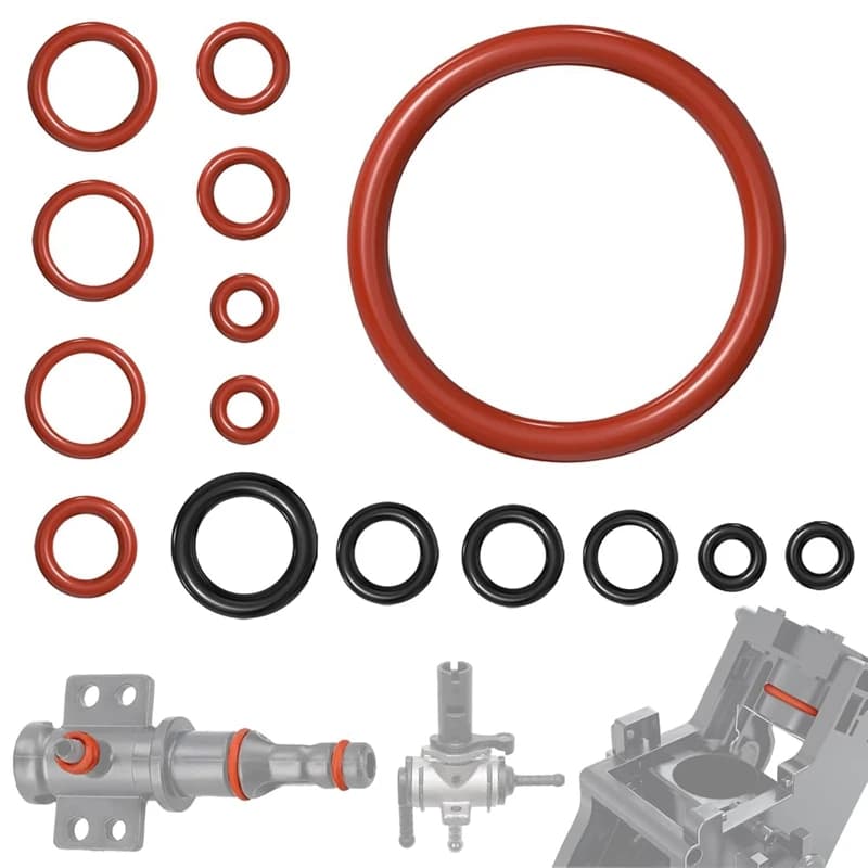 Kit di 15 O-Ring in Silicone per Macchine da Caffè Saeco Gaggia Spidem, Guarnizioni per Gruppo Erogatore, Accessori da Cucina