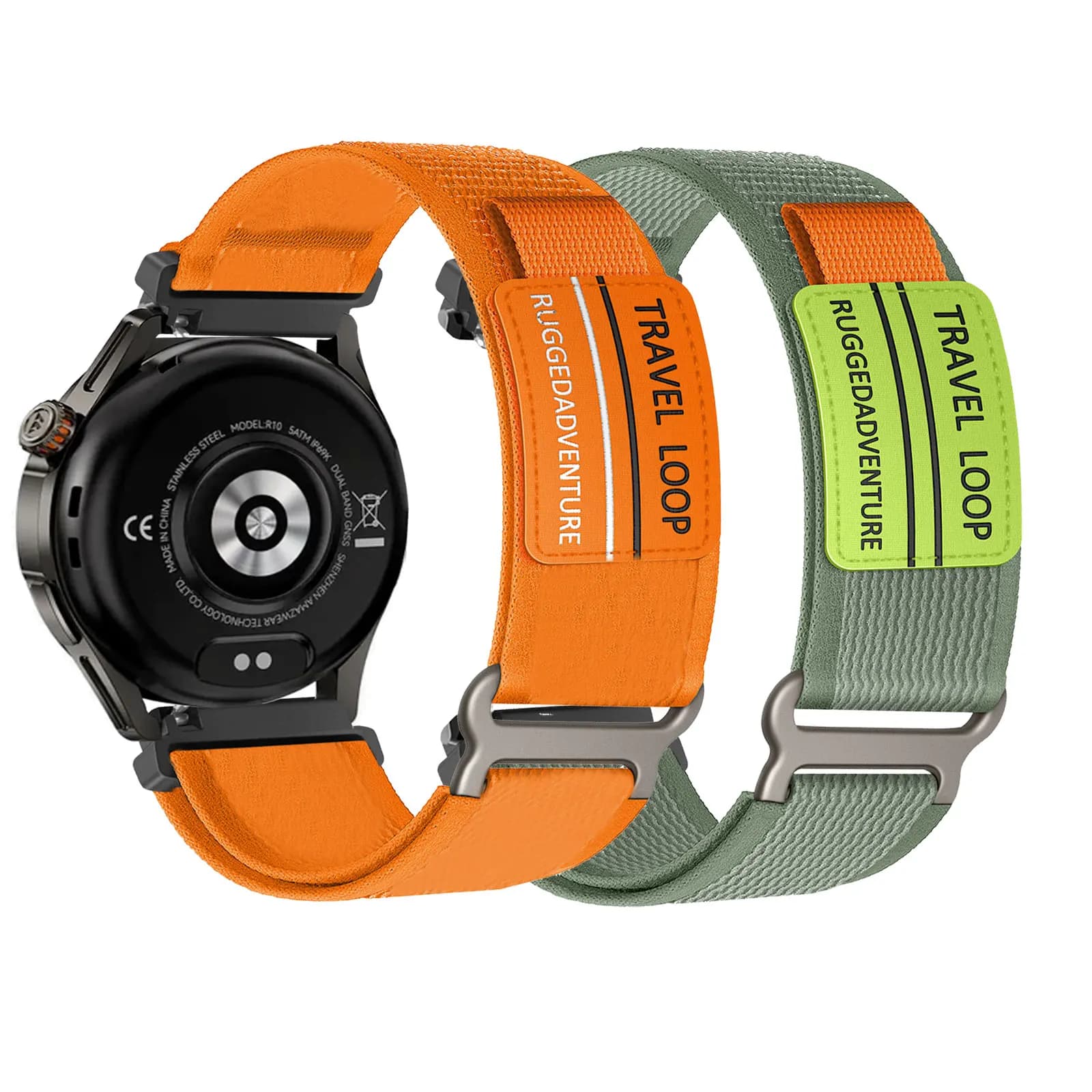 2 fascette in nylon con velcro per cinturino KOSPET MAGIC R10