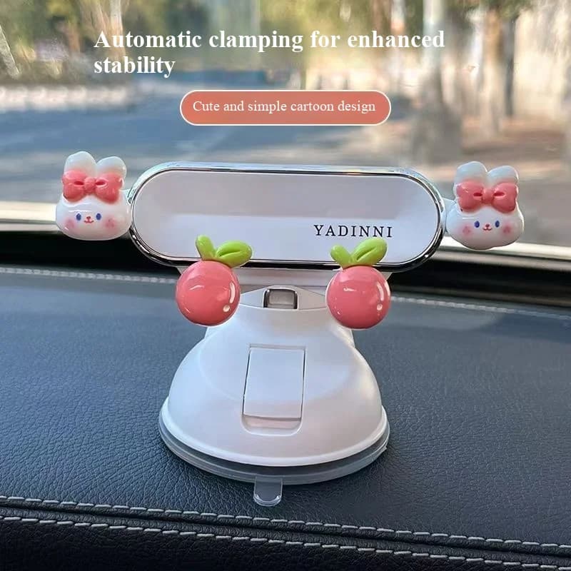 Supporto per telefono da auto 2026 nuovo stile con ventosa, per triciclo, navigazione di alto livello, per interni auto, da ragazza