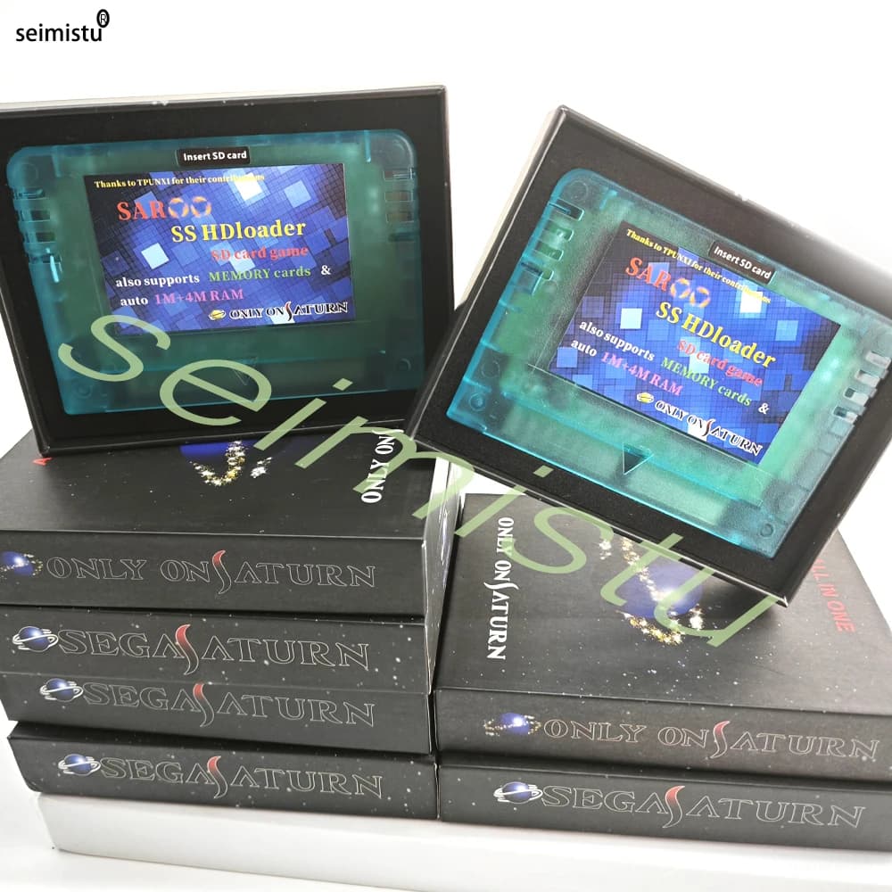 SAROO HDLoader Cartridge for NEO GEO Console - Fast Reading Saturn Game Reader with SD Memory Card Support Play Games without CD