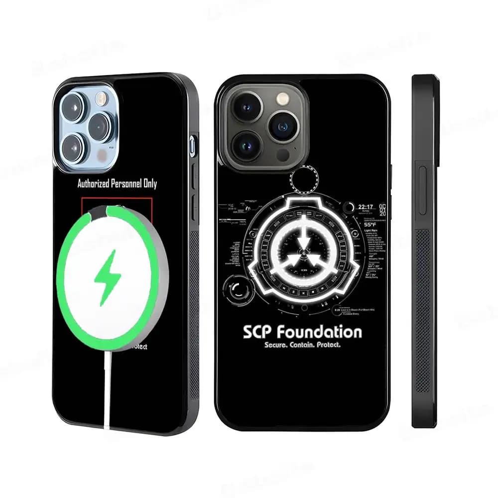 SCP Foundation Game Sci Fi Phone Case Magnetic For IPhone 17 16 15 14 13 12 11 Pro Max For Magsafe Magnetic Back Cover