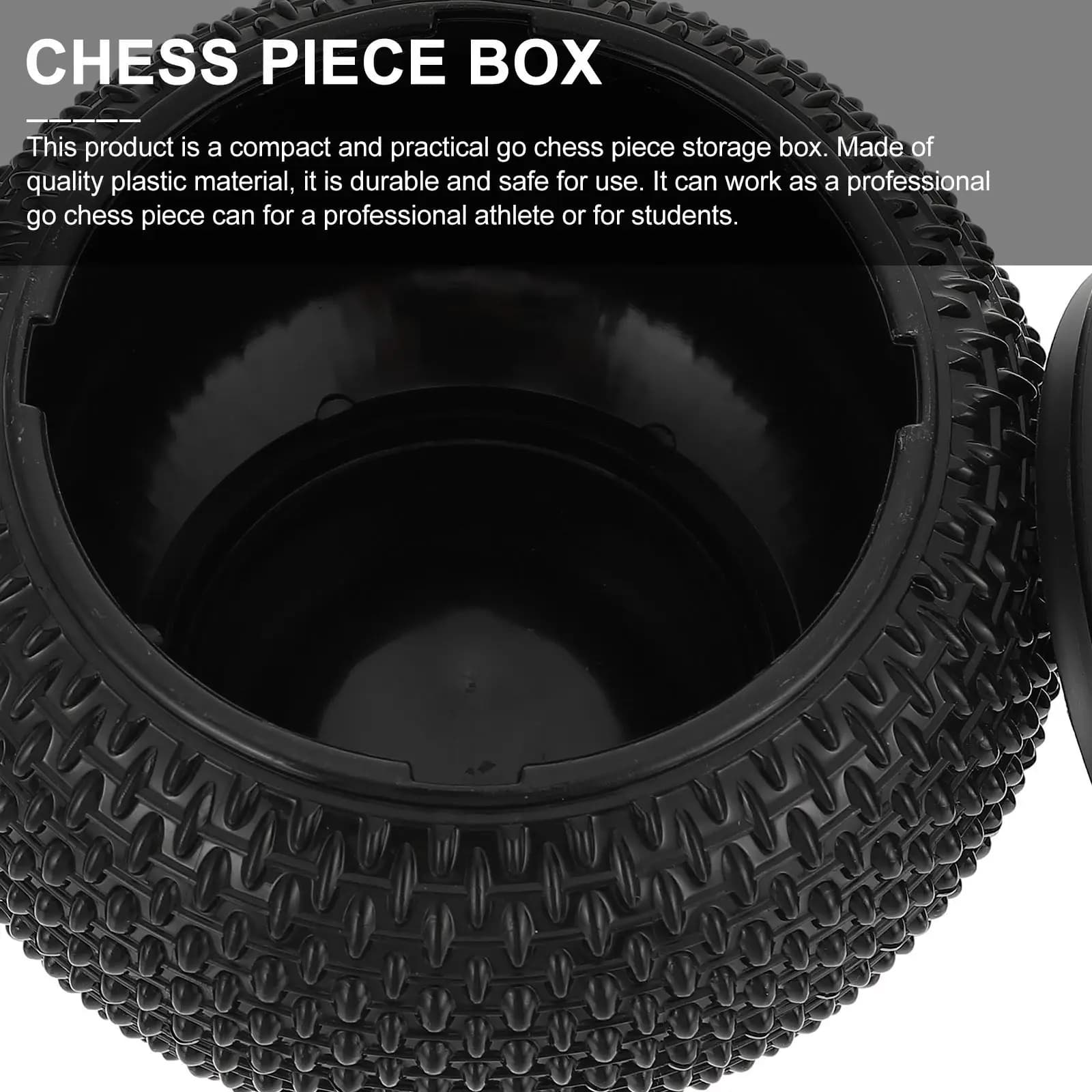2 Pezzi Scatola Porta Pezzi da Go Leggera in Plastica Premium per Studenti, Insegnanti, Genitori - Accessori per il Gioco del Go