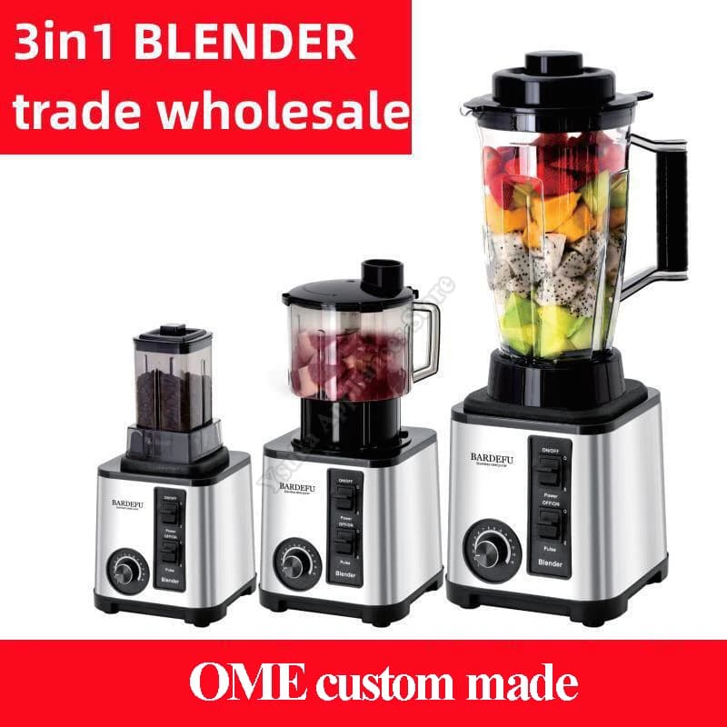 Combo juicer, blender and kitchen robot 3 in 1, the ultimate kitchen appliance all in one