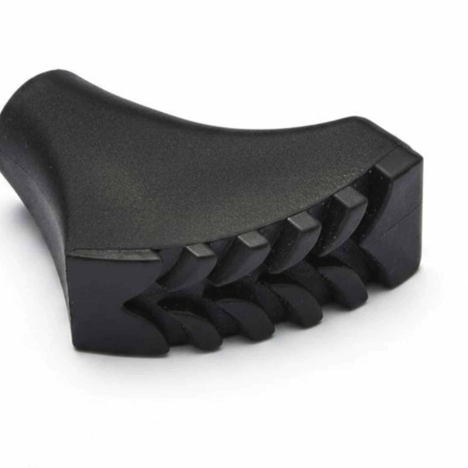 Trekking Pole Tip Cap Angled Walking Pole Tip Cap Outdoor Support Gear Black Wear Resistant