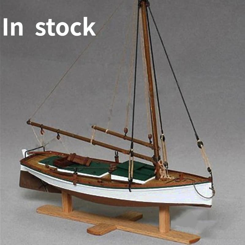 1/35 FLATTLE modello di barca in legno fai da te fatto a mano Kit modello di barca da pesca assemblaggio giocattoli regalo ragazzo