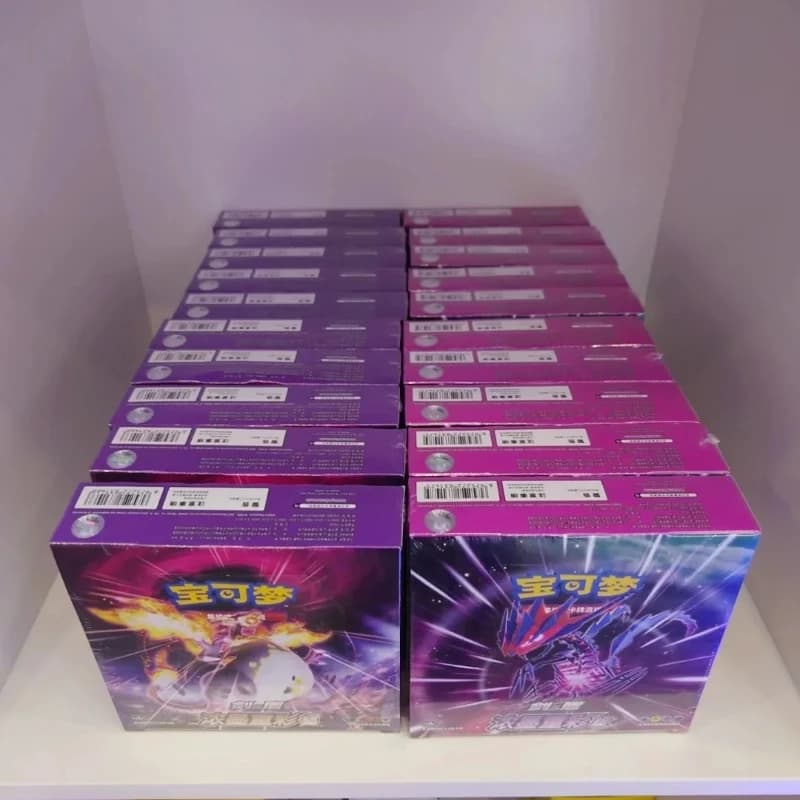 Gioco di carte collezionabili Pokemon originale Carta ufficiale PTCG cinese semplificata Spada e scudo Confezione di suplemento indaco ricco di colore