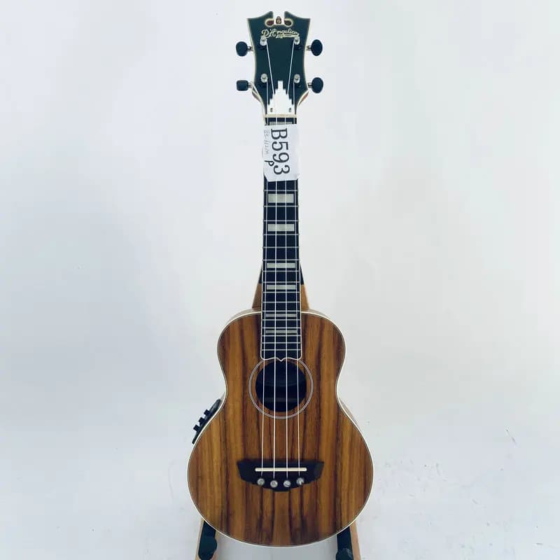 Ukulele chitarra elettrica e acustica in Nylon con Pickup-Preamp 24'legno di acacia genuino e autorizzato