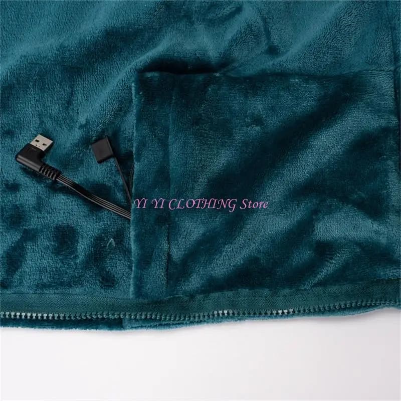 Involucro riscaldato in poliestere N5KF 3 gradi calore Tecnologia a 9 zone Alimentato tramite USB per uso multiuso in viaggio