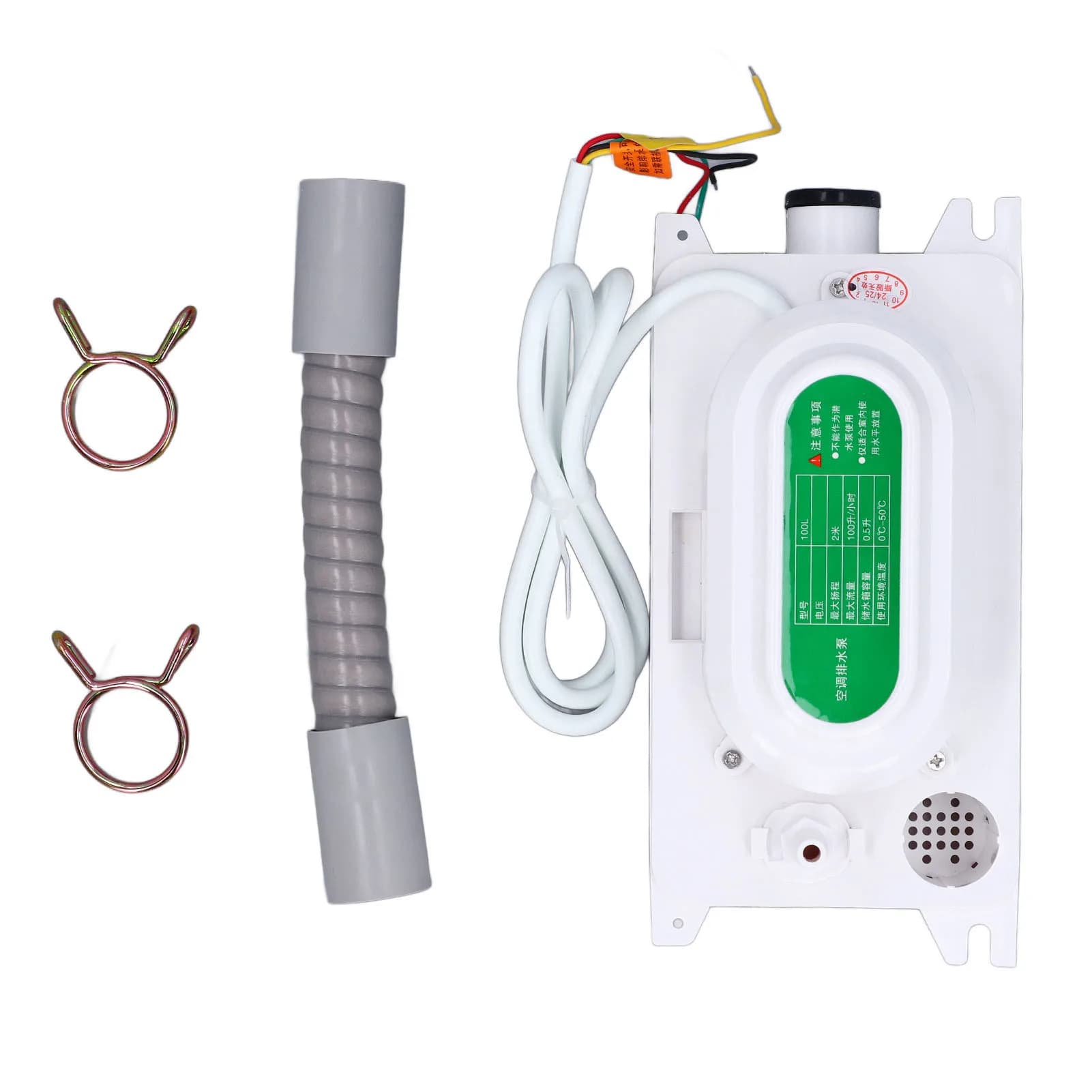 Pompa di condensa AC pompa di scarico automatica per la rimozione dell'ascensore HVAC flusso 100L/H con serbatoio da 500ml per deumidificatore 100-230V