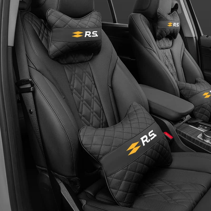 Seggiolino auto Cuscino di supporto per la testa Cuscino lombare Accessori interni per Renault RS Clio Megane 4 3 2 Captur Trafic Twingo Scenic 2