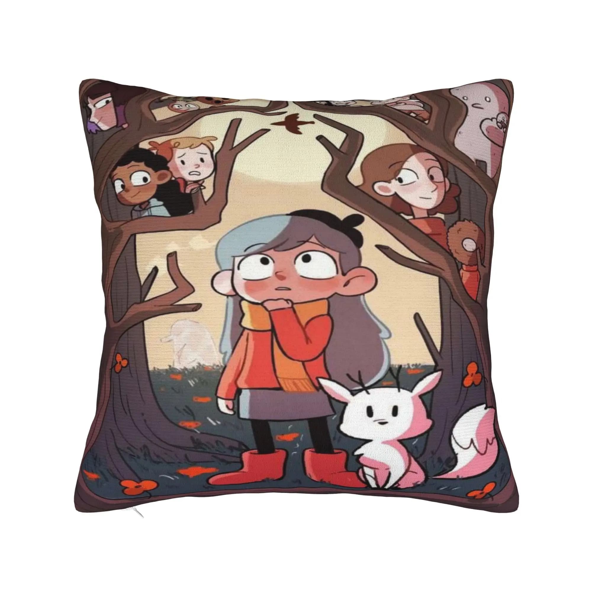 Cartoon Hildas Pillow Case Print Pillow Cover For Chair Sofa Home Decor Fashion Pillowcases