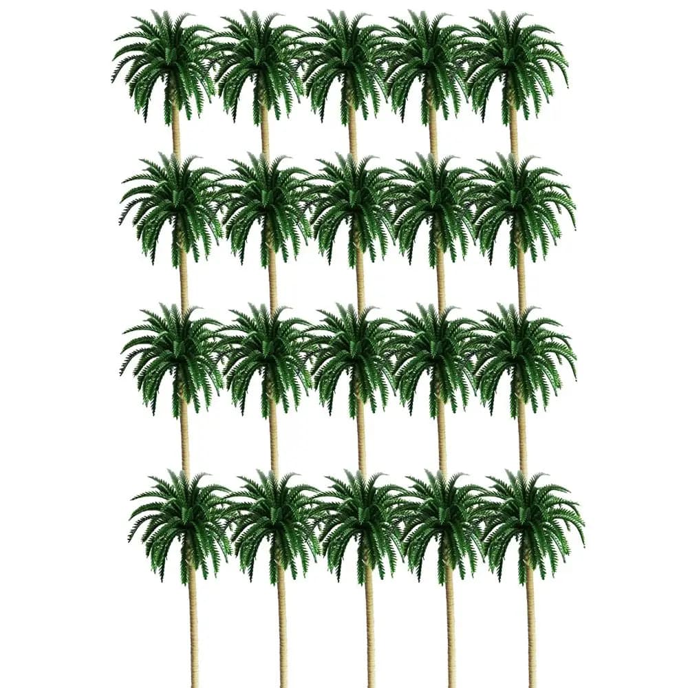 Miniature Architecture Landscape Projects Model Plastic Coconut Tree Palm Tree Transfiguration Artificial Rainforest