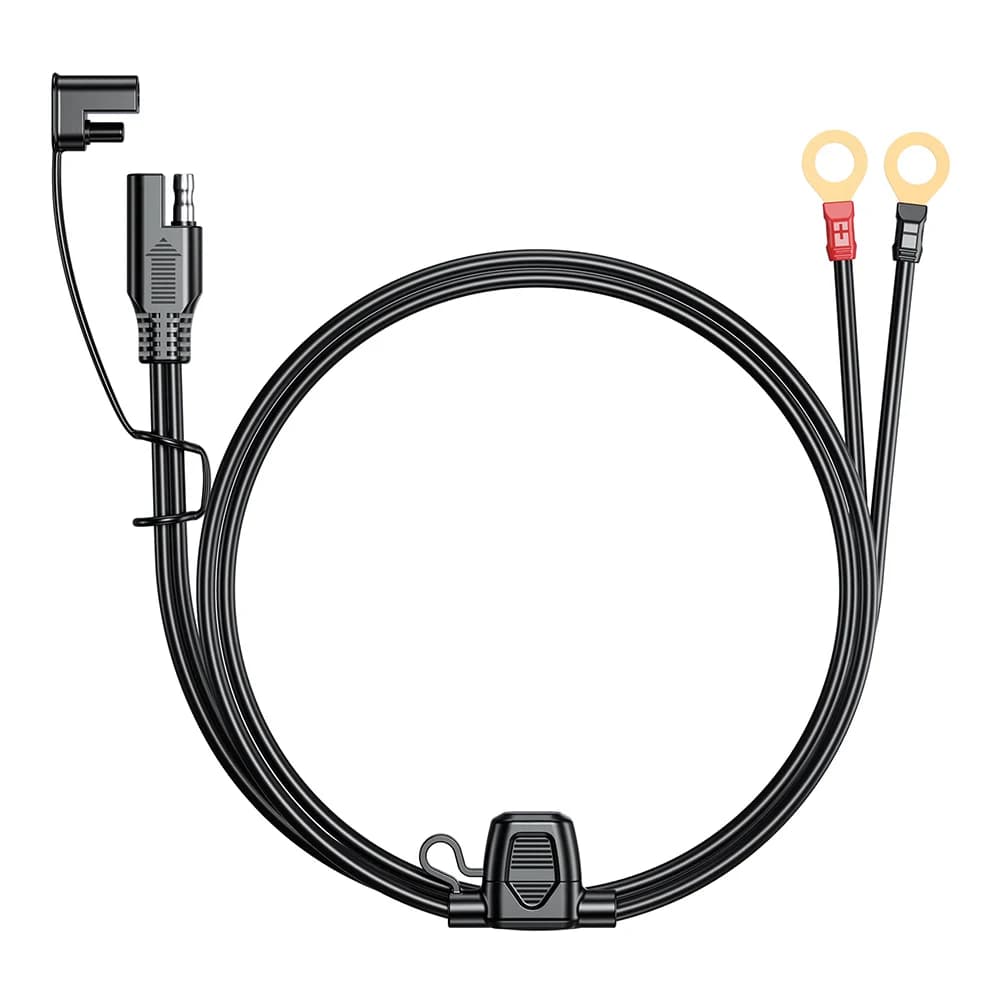 12-24V Ring Terminal SAE To Ring Connectors Extension Cord Moisture-proof 18AWG for Car Motorcycle Battery Charger Maintainer