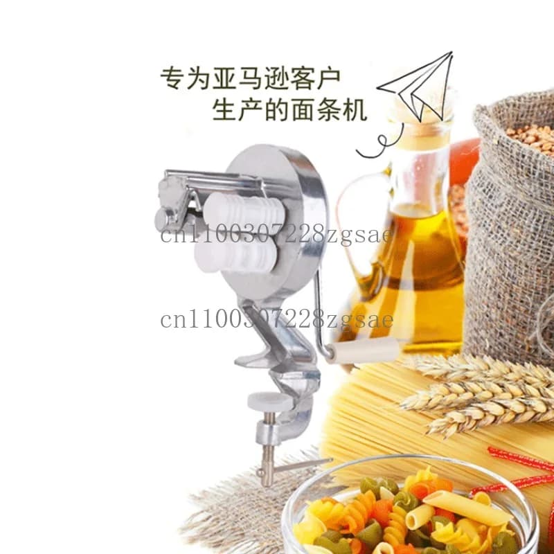 Pasta Macaroni Macchina Rettificatrice manuale Vecchia macchina Manovella Dim Sum Pressa per noodle Puramente fatta a mano