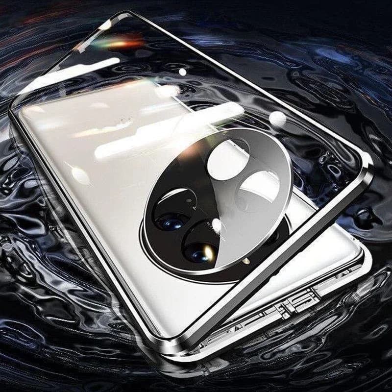 Metal Magnetic Phone Case for Honor X7d X7C X9A X9B X9C Smart X9D Double Sided Tempered Glass Lens Protection Back Cover Cases