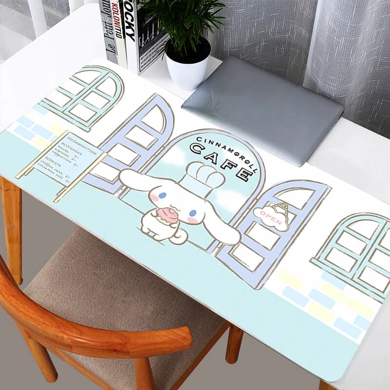 Tappetini per mouse da gioco Cinnamoroll Anime, resistenti, grandi, per PC, computer, tappetino da scrivania per giocatori, per CS GO LOL, nuovo tappetino per mouse Kawaii per laptop