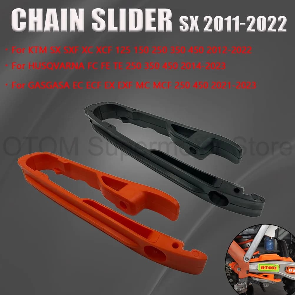 For KTM HUSQVARNA GASGAS 2012-2023 Motorcycle Swing Arm Chain Slider Slipper Swingarm Guide SX SXF XC XCF FC FE TE EC ECF MC MCF