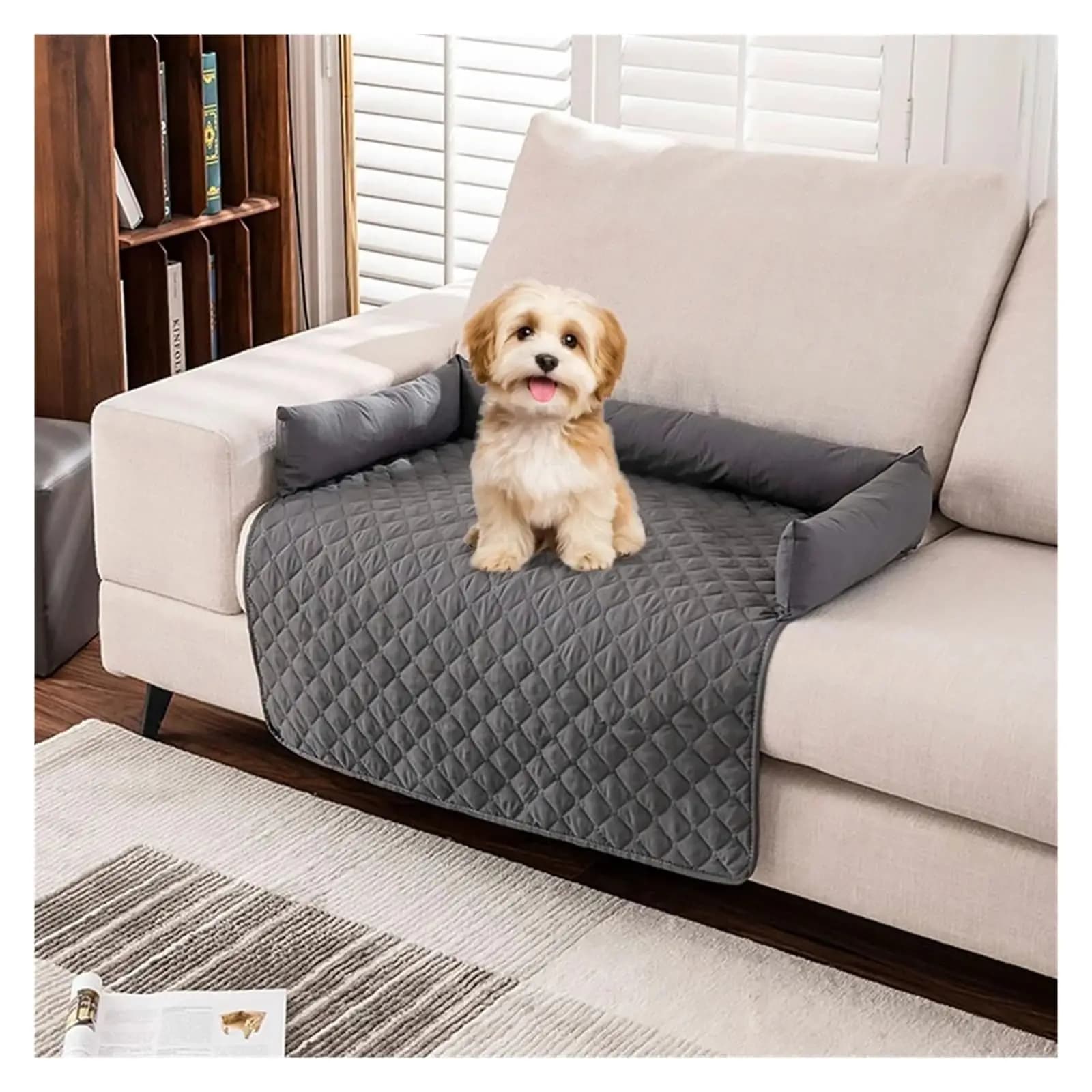 Coperta Assorbente per Cani, Tappetino Antiscivolo per Divano, Copridivano per Cani e Gatti, Cuscino per il Collo, Coprisedile per Auto