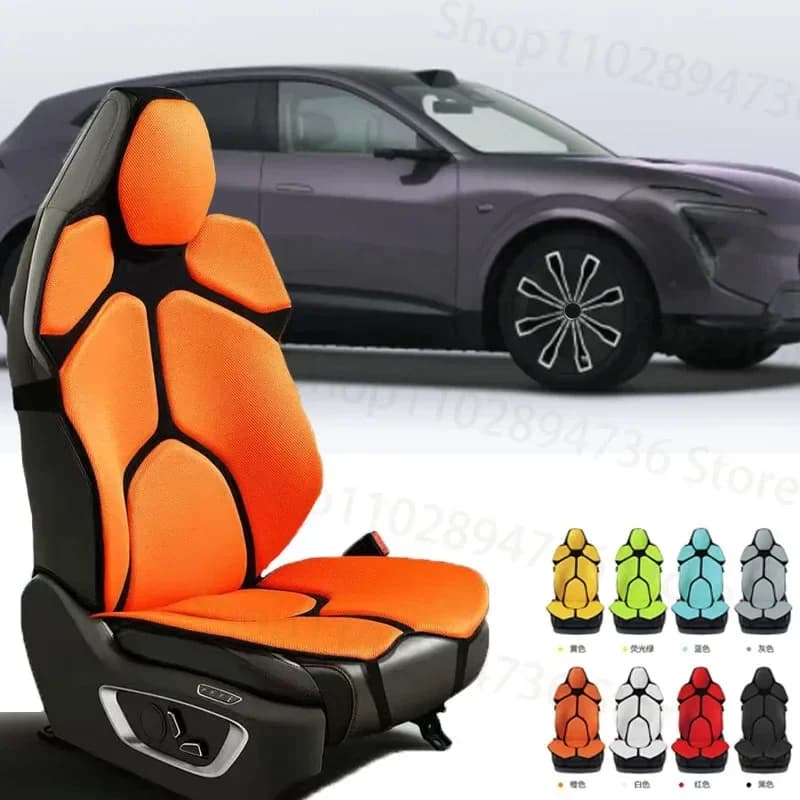 Cuscino per Sedile Auto Avita 07, Supporto Lombare in Rete, Massaggiatore per Schiena, Accessori per Casa e Ufficio