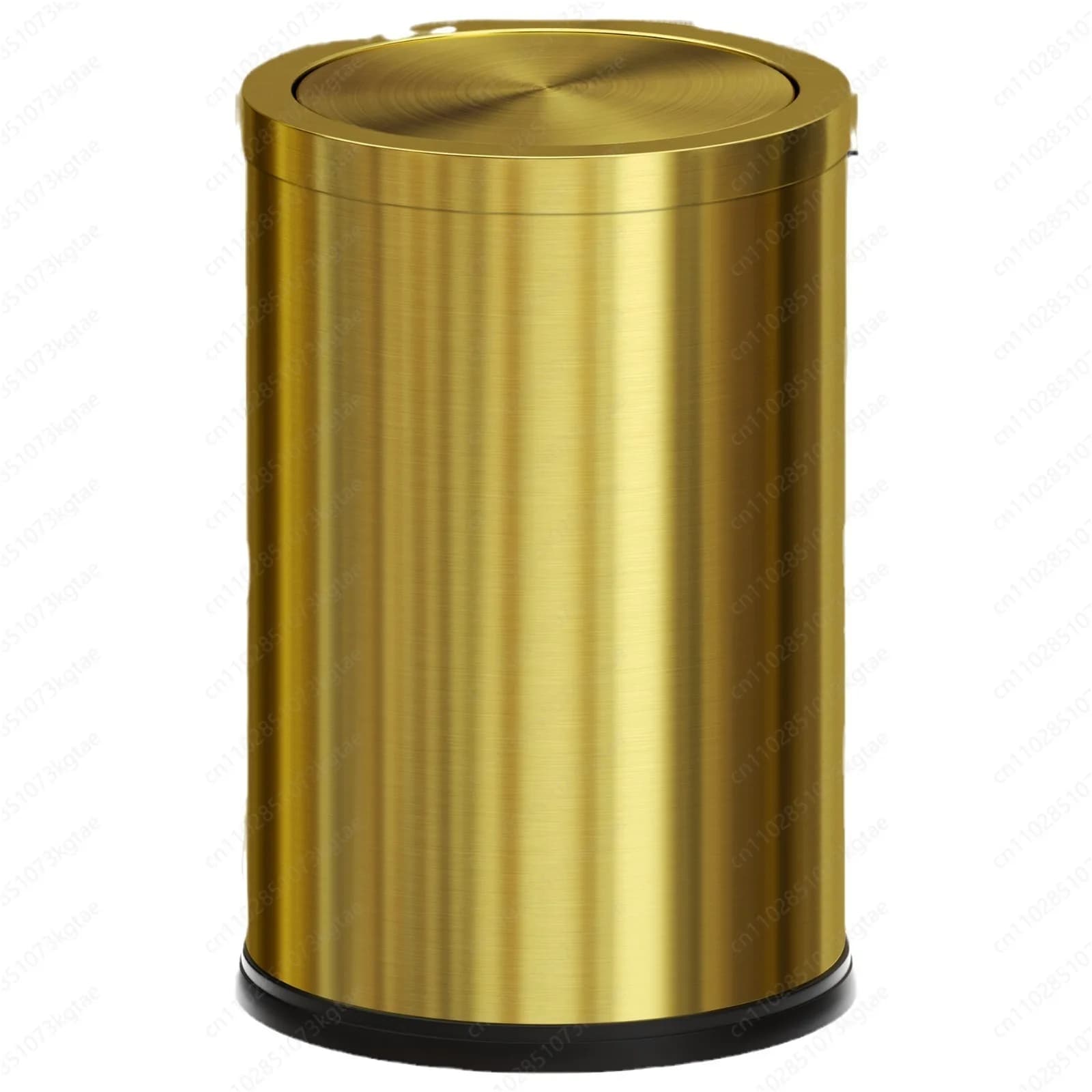 Stainless steel trash can metal cover living room bedroom kitchen bathroom wine X shop large capacity light luxury