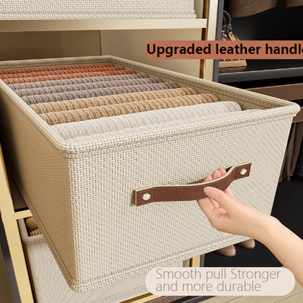 1PC Oxford Cloth Box Storage Basket Clothes Storage Uncovered Bottom Shirt Sweater Sock Storage