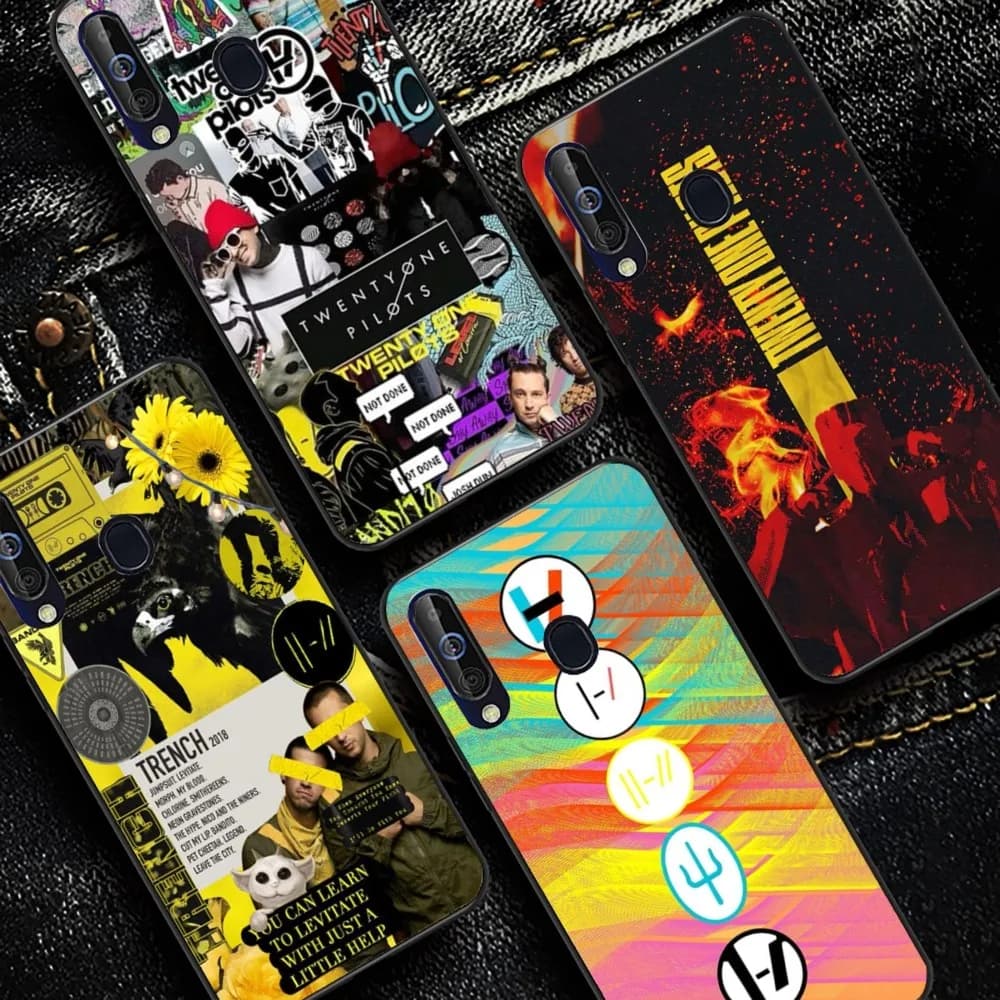 Band Twenty One P-Pilots Cassa Del Telefono Per Samsung A 10 11 12 13 20 21 22 30 31 32 40 51 52 53 70 71 72 73 91 13 Borsette