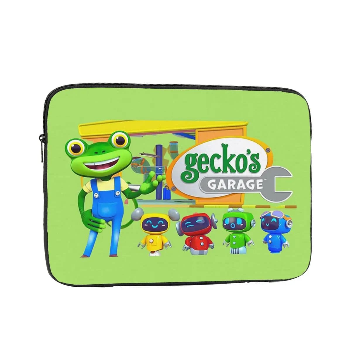 Geckos Garage Kids Custodia protettiva per laptop Borsa per notebook da 10 12 13 15 17 pollici Custodia antiurto per tablet