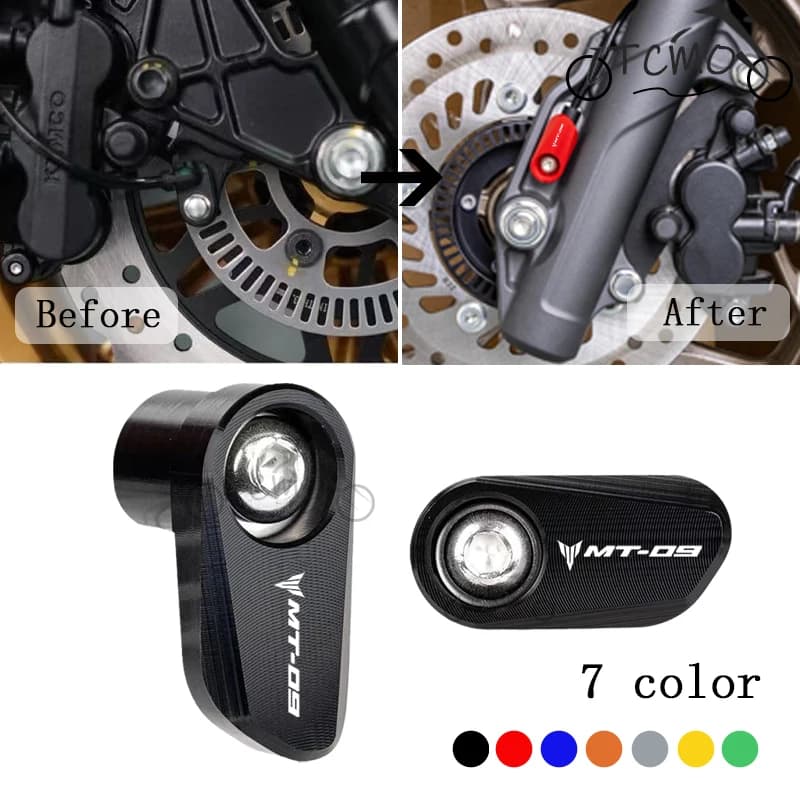 For Yamaha MT09 MT-09 MT 09 Tracer 900GT FZ09 2014-2026 Motorcycle CNC Aluminum Rear Wheel ABS Sensor Guard Protection Cover