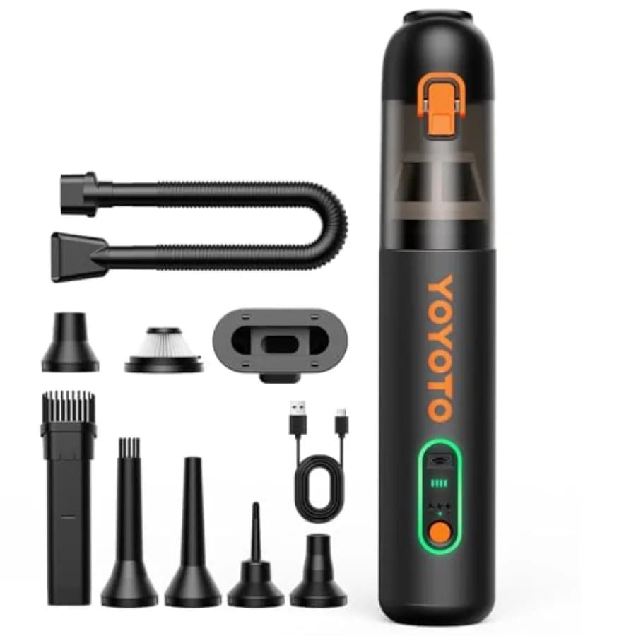 Vacuum Cleaner for Car Portable Wireless with Powerful Intake 21000Pa and 3 Modes, Mini Vacuum Cleaner Portable 4-in-1