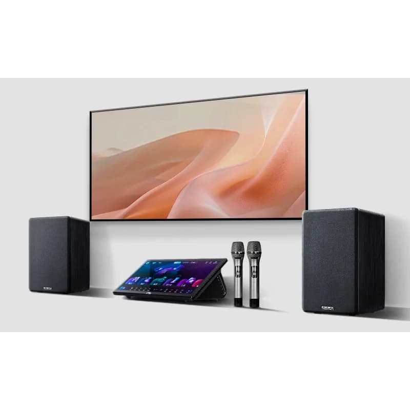 Set audio ktv per famiglie, macchina per canto karaoke, set completo di altoparlanti per canzoni jukebox k domestici