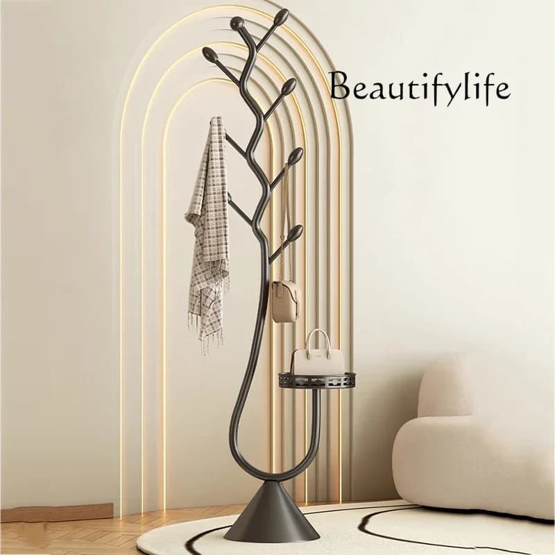C Round Floor Standing Clothes Rack White Hooks Designer Rail Clothes Hangers Nordic Bedroom Wieszak Na Ubrania Furniture Home