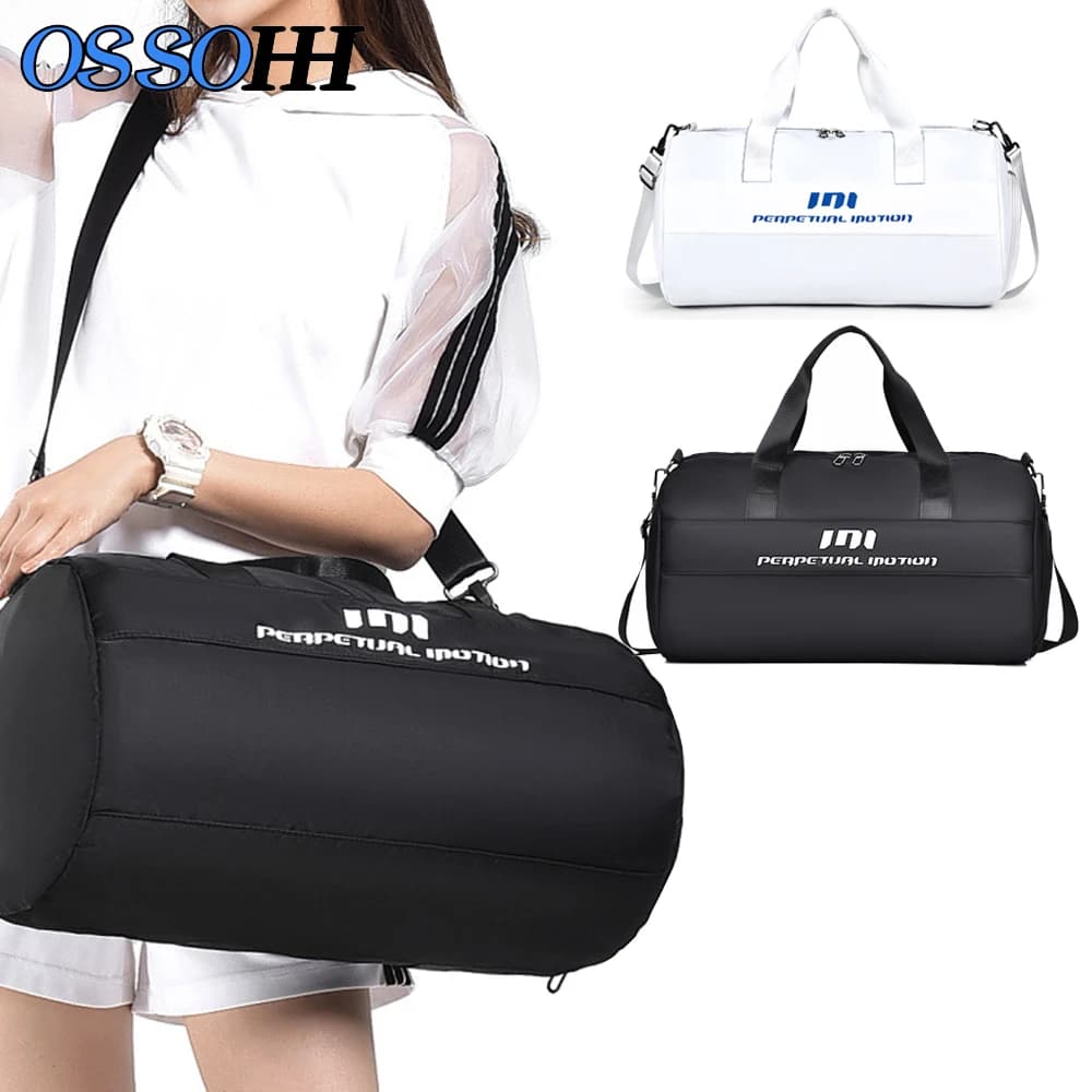 OSSOHH 1 pc Women's Gym Bags Men's Bag With Shoes Mat Bag Yoga Mat Bags Sports Training Bags Night bag for weekend