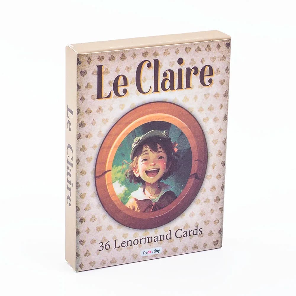 Vendite calde Le Claire 36 Lenormand carte Fate divinazione tarocchi carte fortunetting giochi di carte gioco da tavolo per feste 10.4*7.4CM