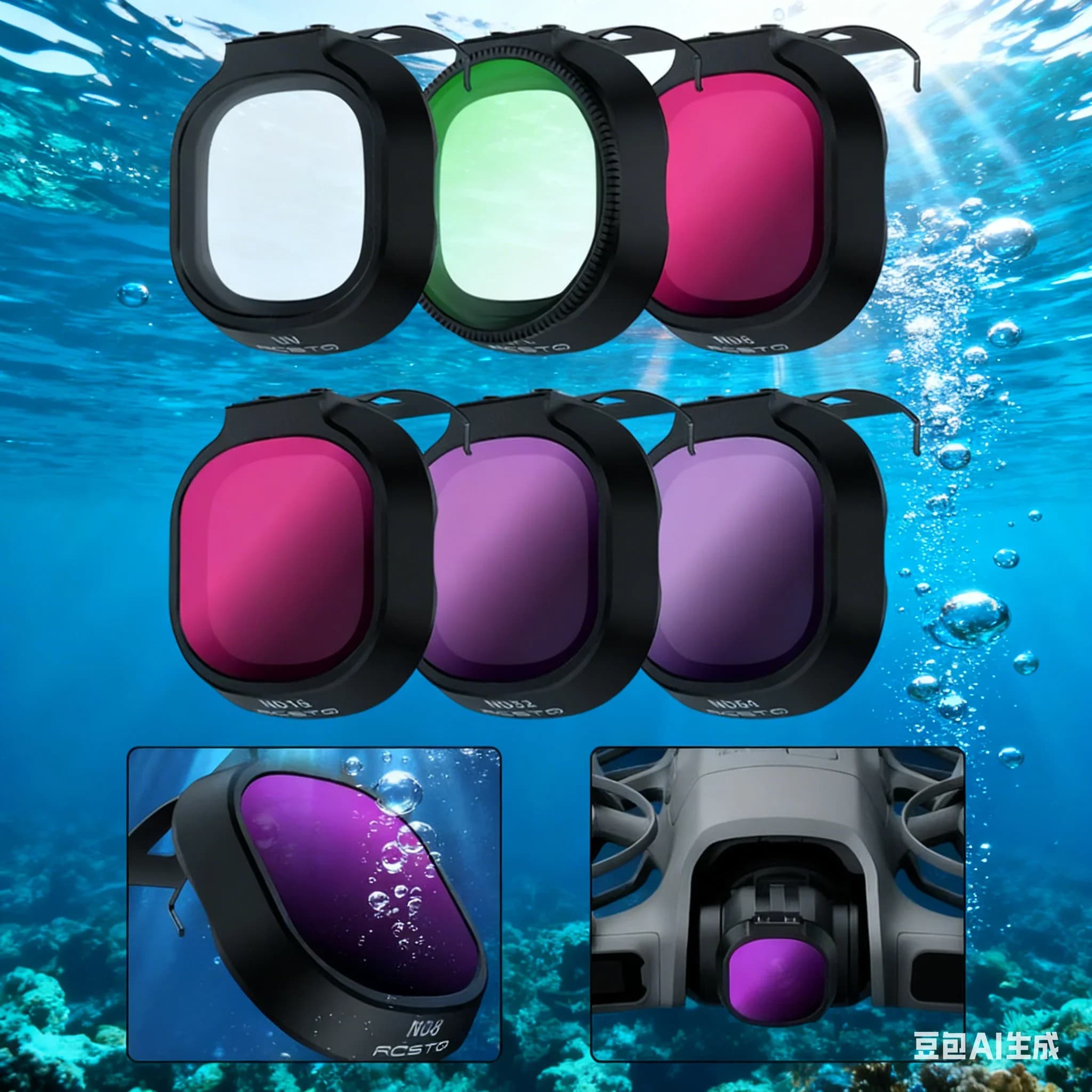 Per DJI NEO 2 ND CPL Set di filtri UV Multi-rivestimento HD Polarizzatore in vetro Filtro dimmer Filtro obiettivo fotocamera Accessori per droni