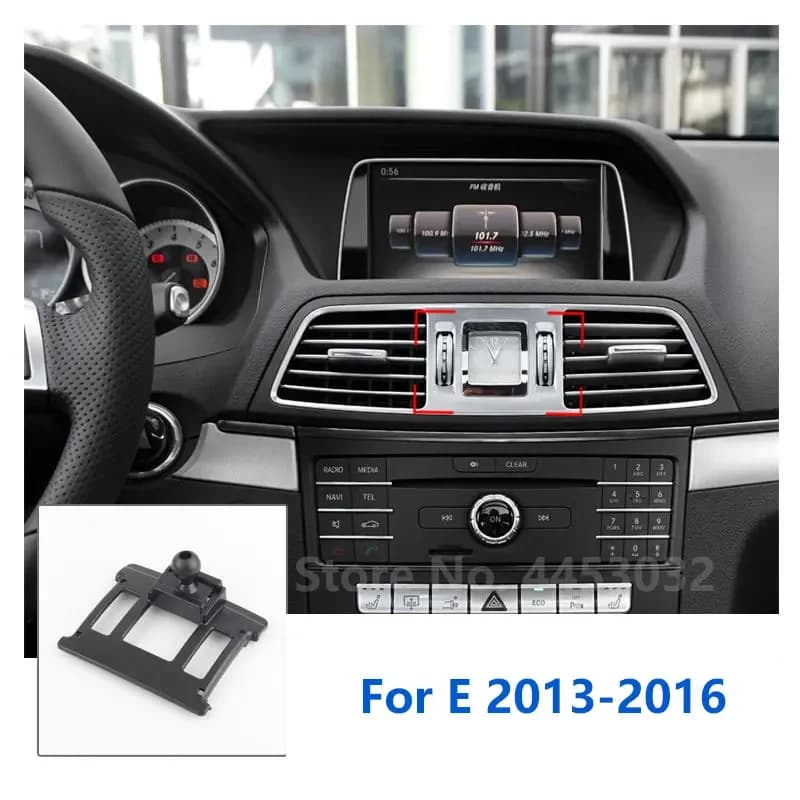 17mm Special Mounts For Mercedes Benz E W213 W212 Car Phone Holder GPS Supporting Fixed Bracket Base Accessories 2009-2022