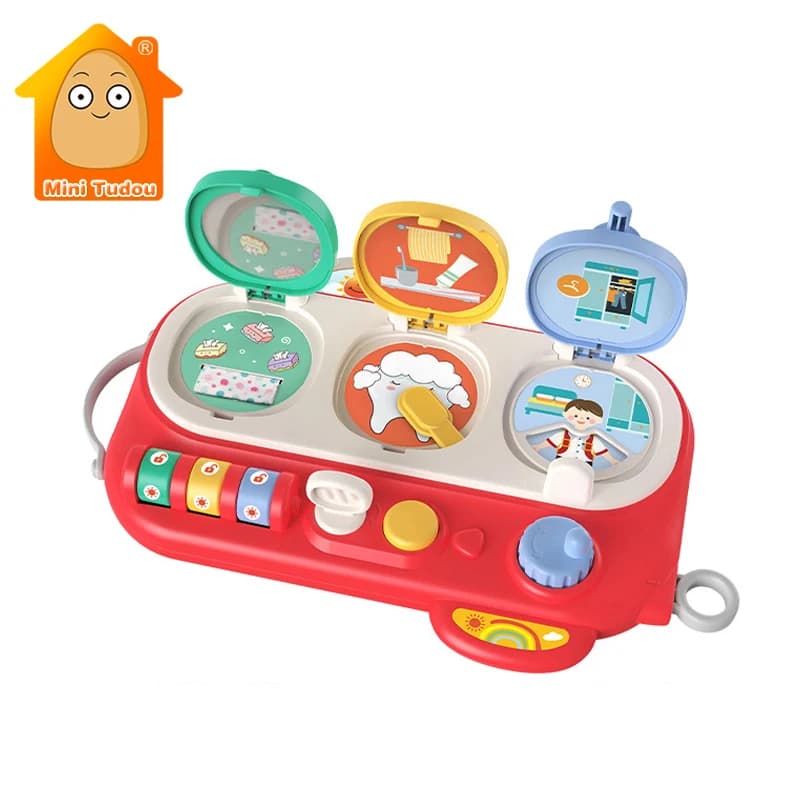 Montessori Busy Board Toys Early Educational Sensory Trainning Lifestyle abyness Fine Motor Skill Toys For Infant 13 24 mesi