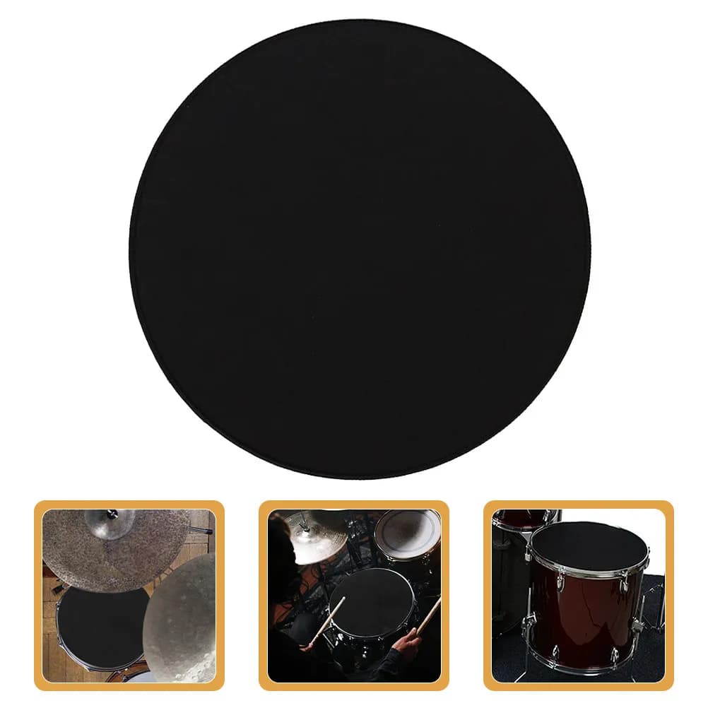 Pad Silenziatore per Piatti Batteria: Riduce il Rumore per Pratica Silenziosa, Accessorio Sostitutivo Durevole e Flessibile per Strumenti Musicali