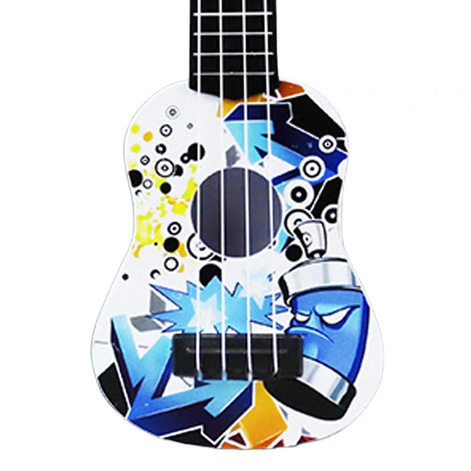 Kids Ukulele Developmental Pretend 4 String Mini Guitar for Learning Play Educational Toy Boys Girls Musical Gift Music Art Toys