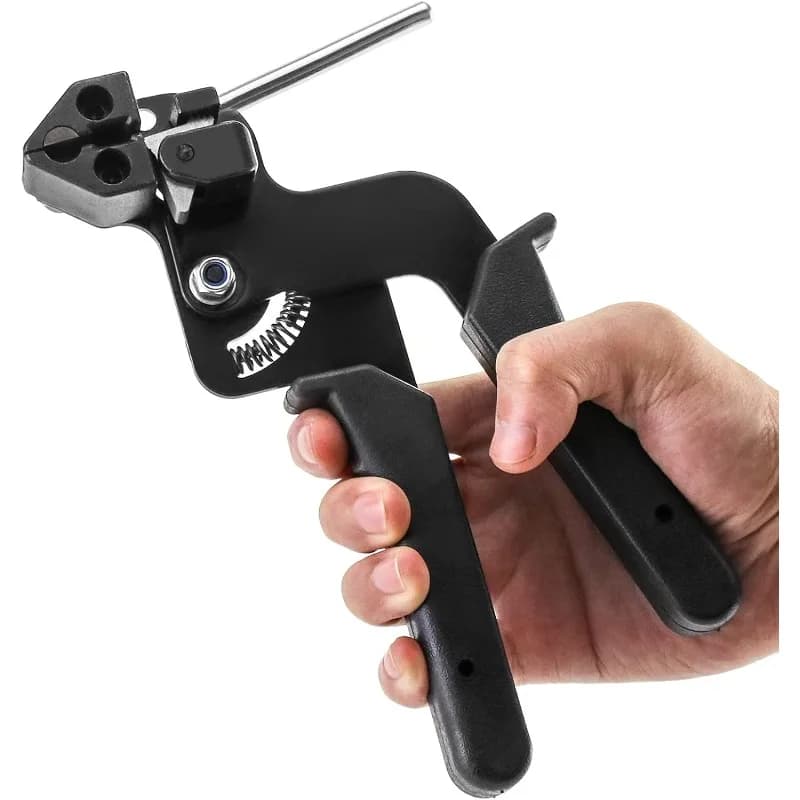 Cable Tie Gun Automatic Zip Tensioning Tool Self-Locking Cable Ties Plier Stainless Steel Hand Fastening Strap Cutting Wrap Tool