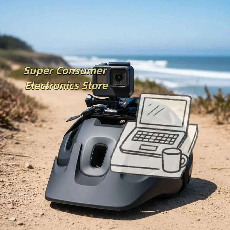 First View Shooting Helmet Strap Mount 1 Set Action Camera Fixed Belt Holder for Skiing Motocross Outdoor Activities
