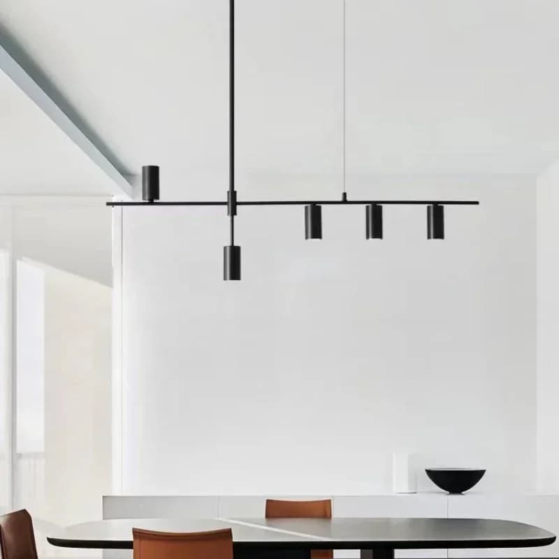 Lampada a sospensione moderna a Led per cucina sala da pranzo isola lampada a sospensione faretto illuminazione lunga decorazione semplice dell'apparecchio d'illuminazione