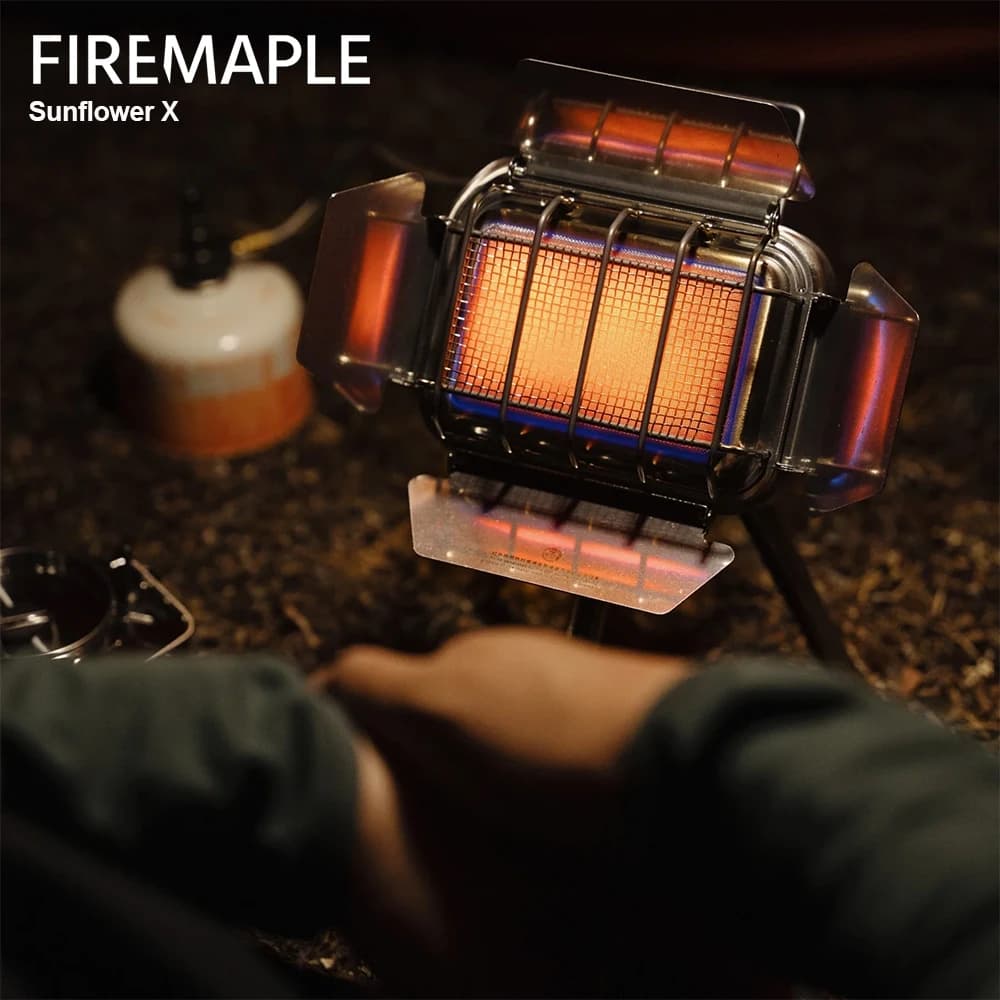 Gas camping stove Sunflower X in fire maple Multifunction portable gas heater Infrared radiation heater Gas burner for camping