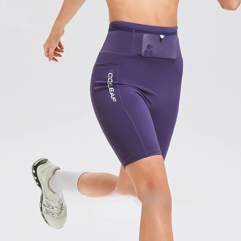 Pantaloni Sportivi da Donna per Palestra, Allenamento, Casual, Modellanti, Anti-Shock, Aderenti, Lunghezza 3/4, Shorts da Ciclismo
