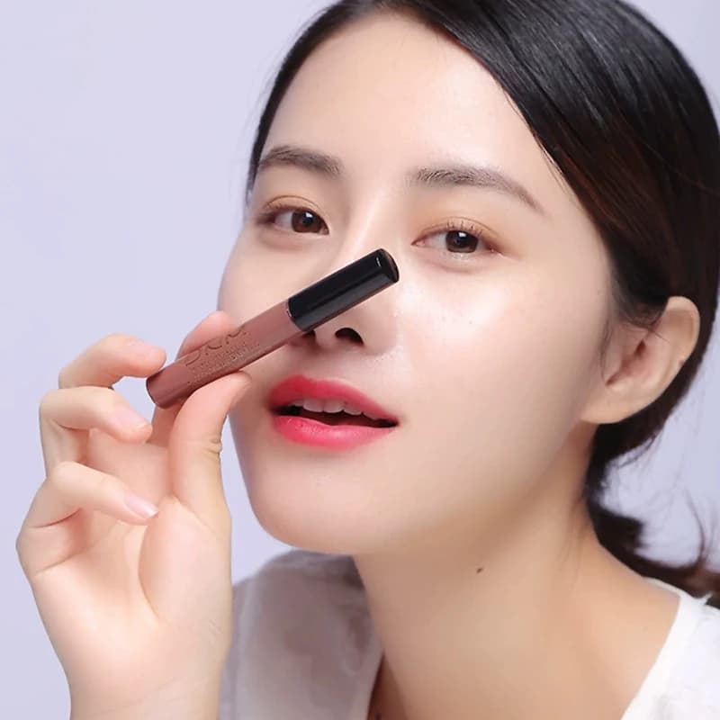 1 pezzo di crema mascara gel per sopracciglia impermeabile - 4 colori a lunga durata con pennello, strumento cosmetico professionale per il trucco degli occhi