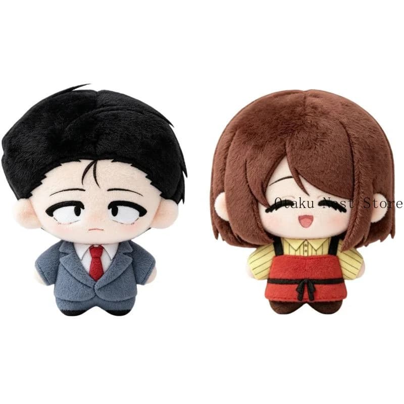 Anime 10cm Smoking Behind The Supermarket with You Sasaki Yamada Plush Doll Stuffed Toys Keychain Pendant Cosplay Birthday Gift