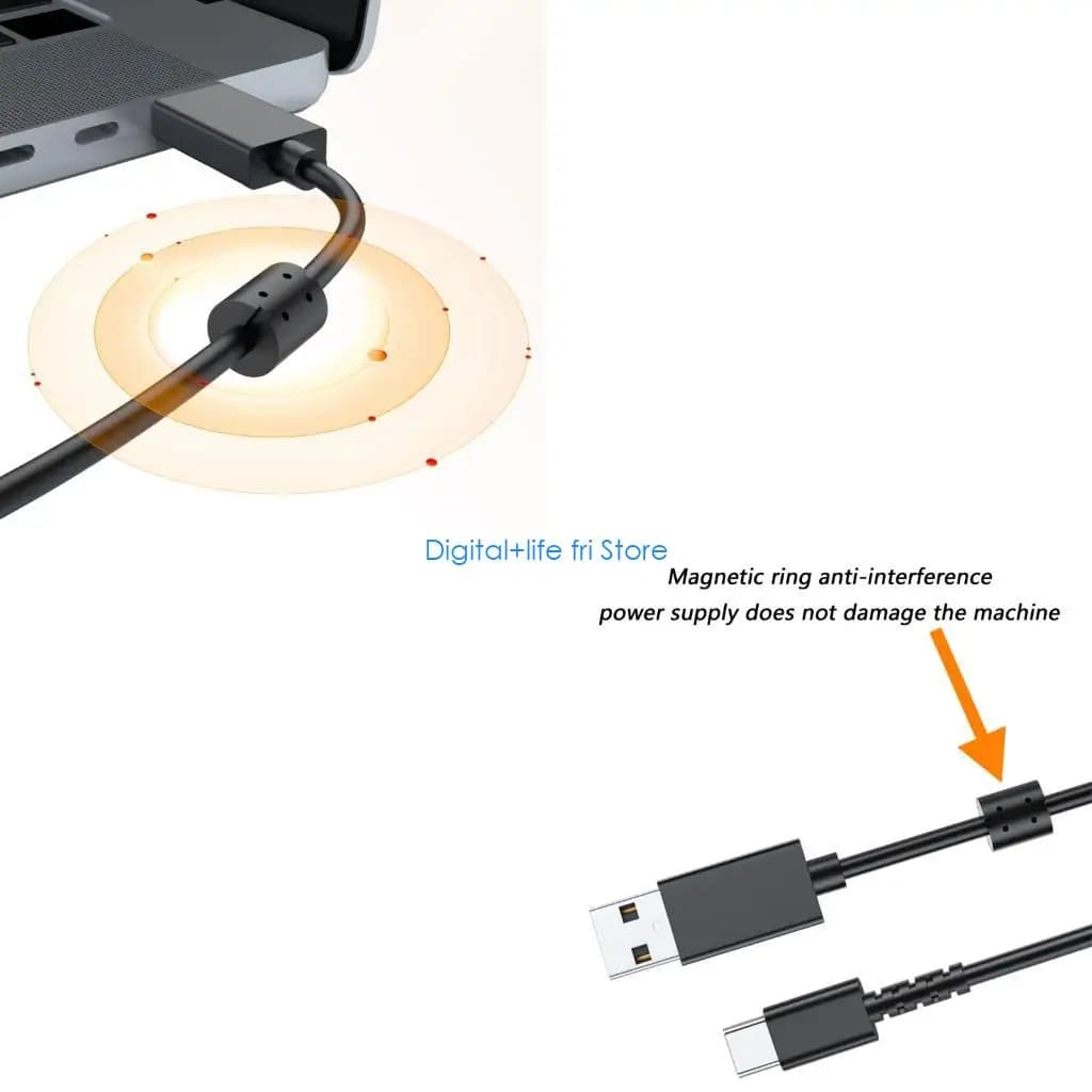 E06D Premium PVC Charging Cable For Security Cameras Dependable Power Supply Cord Wire Wear Resistant Strong Build Cord