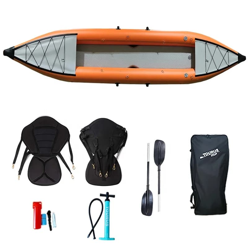 2021 Kayak da pesca gonfiabile con pagaia drop stitch di nuova concezione