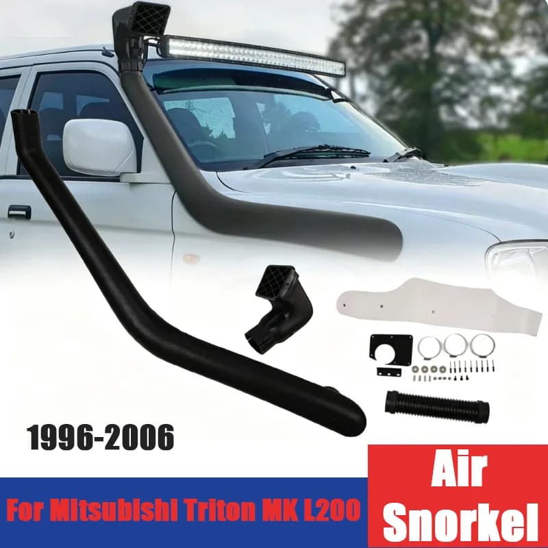 Off Road Pickup 4x4 Car Accessories Air Ram Intake Snorkel Kit For Mitsubishi Triton MK L200 1996-2006 Wading Breath Hose Pipe